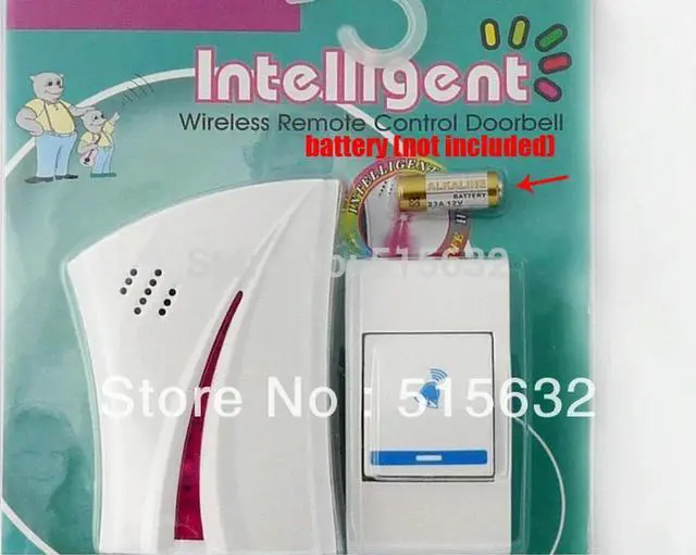 Alt view image 3 of 4 - 32 Musics Wireless Remote Control Doorbell Door Bell with retail package