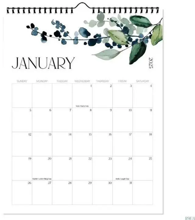 Alt view image 3 of 4 - 2025 Wall Calendar 18 Monthly Hanging Calendar Weekly Planner School Calendar