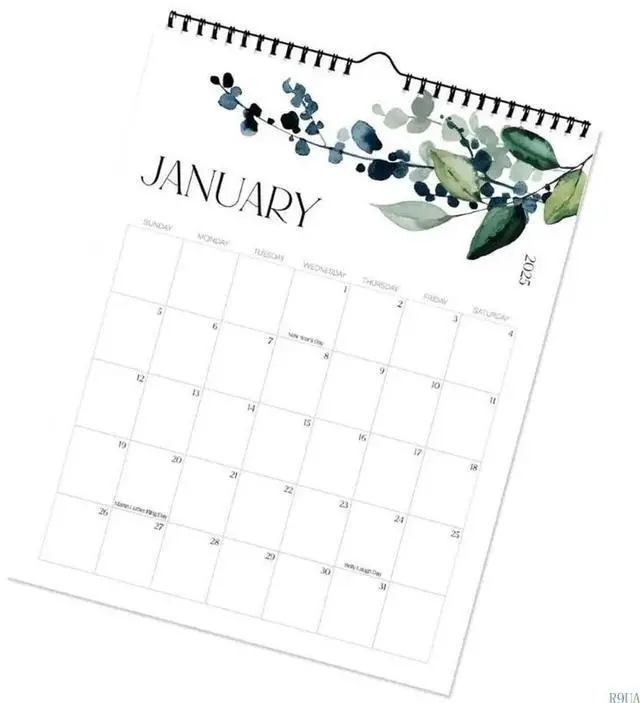 Alt view image 4 of 4 - 2025 Wall Calendar 18 Monthly Hanging Calendar Weekly Planner School Calendar