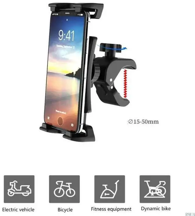 Alt view image 4 of 4 - Tablet Holder Mount for Indoor Bike Gym Treadmill Tablet Stand for 4.7-13in"