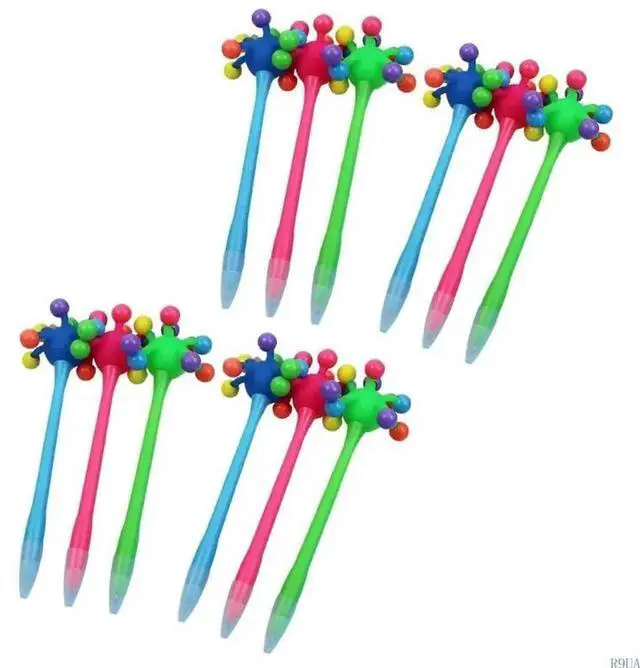 Main image of 12Pcs Novelty Ballpoint Pen Decompression Pen Smooth to Write Funny Writing Pen for Boy Girl Student Class Reward