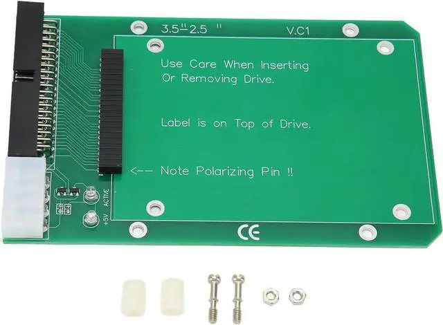 Alt view image 3 of 4 - IDE 2.5 to 3.5 Adapter,2.5in to 3.5in SATA HDD SDD 44Pin IDE Converter Card,Hard Disk Adapter for PC Laptop Desktop Computer