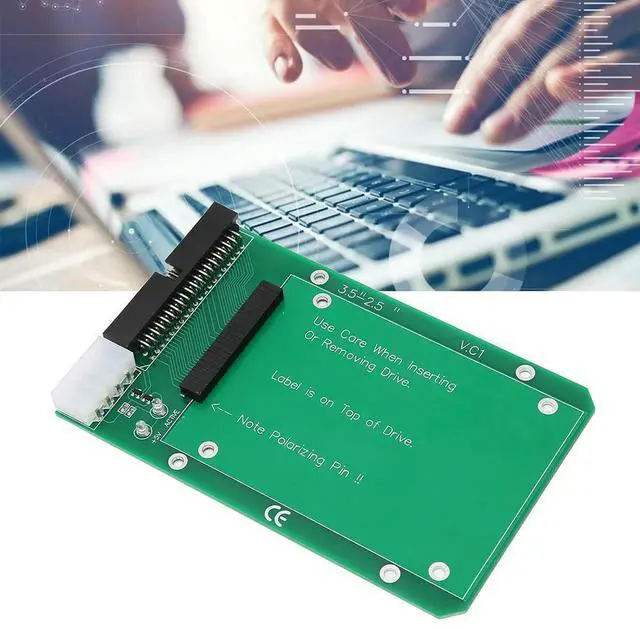 Main image of IDE 2.5 to 3.5 Adapter,2.5in to 3.5in SATA HDD SDD 44Pin IDE Converter Card,Hard Disk Adapter for PC Laptop Desktop Computer