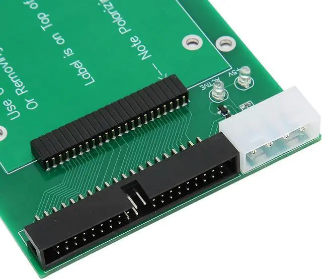 Alt view image 2 of 4 - IDE 2.5 to 3.5 Adapter,2.5in to 3.5in SATA HDD SDD 44Pin IDE Converter Card,Hard Disk Adapter for PC Laptop Desktop Computer