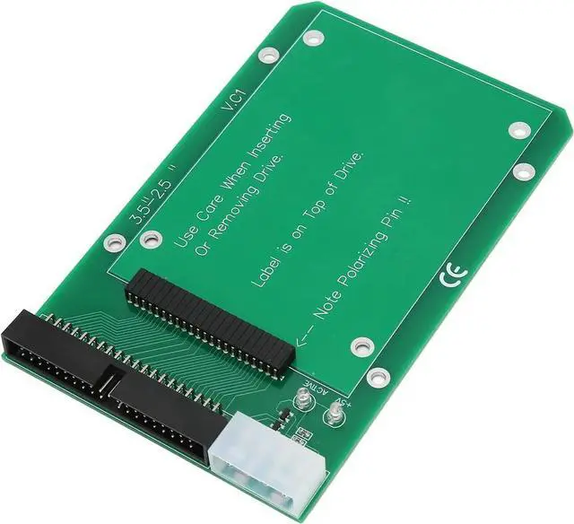 Alt view image 4 of 4 - IDE 2.5 to 3.5 Adapter,2.5in to 3.5in SATA HDD SDD 44Pin IDE Converter Card,Hard Disk Adapter for PC Laptop Desktop Computer