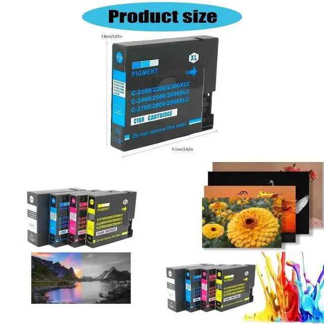 Alt view image 5 of 7 - PGI 2500XL High Capacity Inks Cartridge Sharply Color Output Multifunction Printer