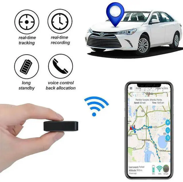 Alt view image 7 of 7 - GF09 GPS Tracker Remote Listening Mini Vehicle GPS Tracker Real Time Tracking Device Old And Child Anti-Lost Locator