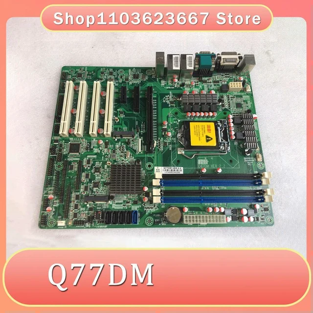 Alt view image 2 of 3 - Industrial Control Board Industrial Motherboard With Dual Network Ports Q77DM VER:2.2