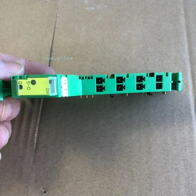 Alt view image 2 of 3 - 1 Pcs Inline Module For Phoenix Analog Module IB IL AO 2/U/BP-PAC 2861467 Analog Output Module