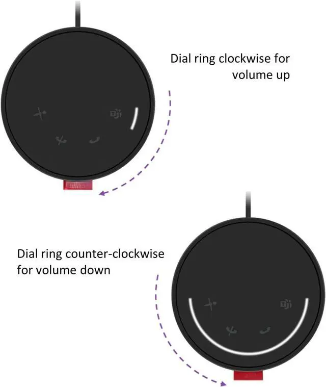 Alt view image 4 of 4 - Wired Speakerphone - Omni-Directional Mic - Plug-and-Play - USB-C Connectivity - Gray