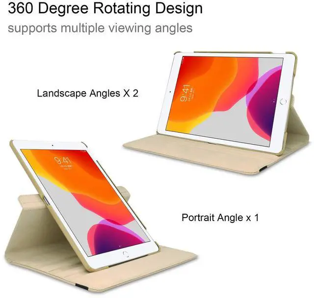 Alt view image 3 of 7 - For iPad Mini 1/2/3 Case Cover 7.9  360° Rotating Stand with Auto Sleep/Wake