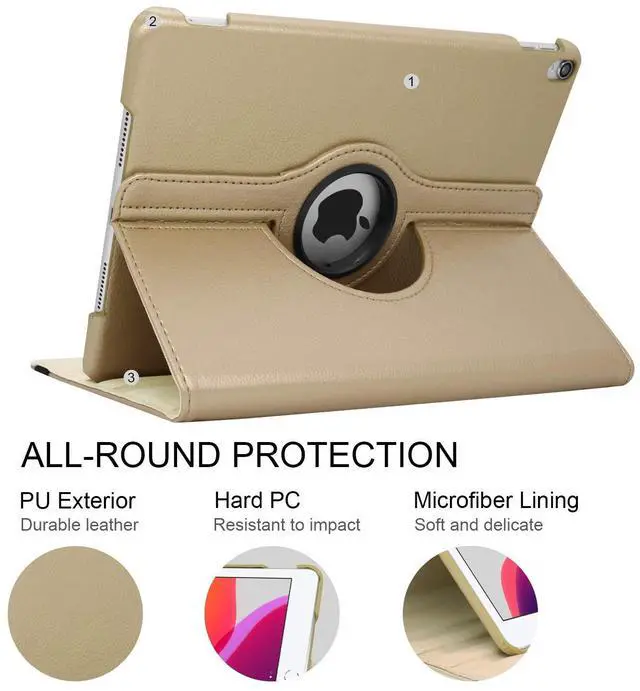 Alt view image 4 of 7 - For iPad Mini 1/2/3 Case Cover 7.9  360° Rotating Stand with Auto Sleep/Wake