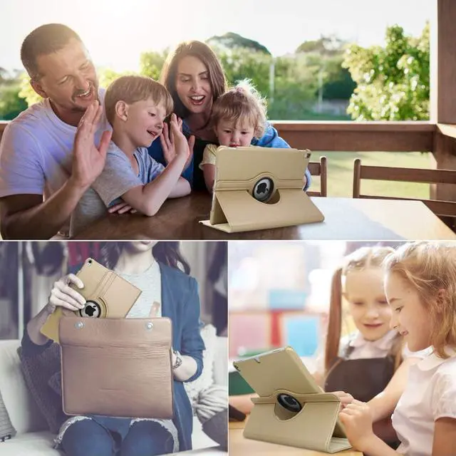 Alt view image 7 of 7 - For iPad Mini 1/2/3 Case Cover 7.9  360° Rotating Stand with Auto Sleep/Wake