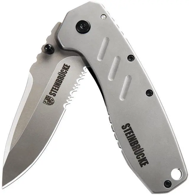 Main image of Onyxaire Heavy Duty Camping Knives with Clip, Pocket Knife for Men, 3.4" Sandvik 14C28N Stainless Steel Blade, EDC Knife for Outdoor