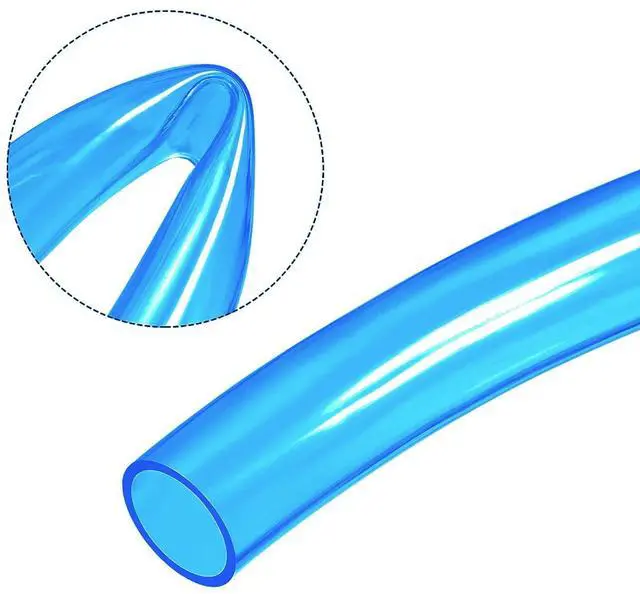 Alt view image 6 of 7 - dracaena.io 4 meter/ 157.5 inch soft tube with PVC material, ID 3/8'' and OD 1/2'' - PVC pipe soft tube for Computer water cooling systems, Blue