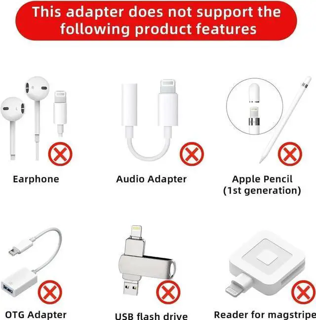 Alt view image 3 of 7 - 4 Pack Lightning to USB C Adapter for iPhone 15/16/16 Pro Max/Plus Samsung S24 Support Charging & Data Transfer Type C Charger Connector Cable Lightning Female to USB C Male Adapter Not for Audio