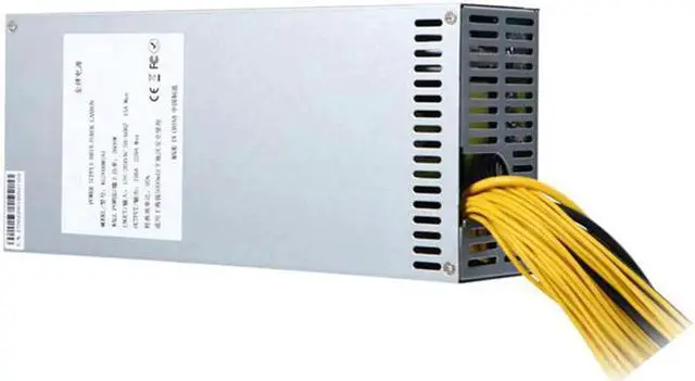 Alt view image 4 of 6 - 2000w 10x6PIN 2U 180~240v GPU PSU Mining Power Supply Server for Ethereum BTC Mining Machine