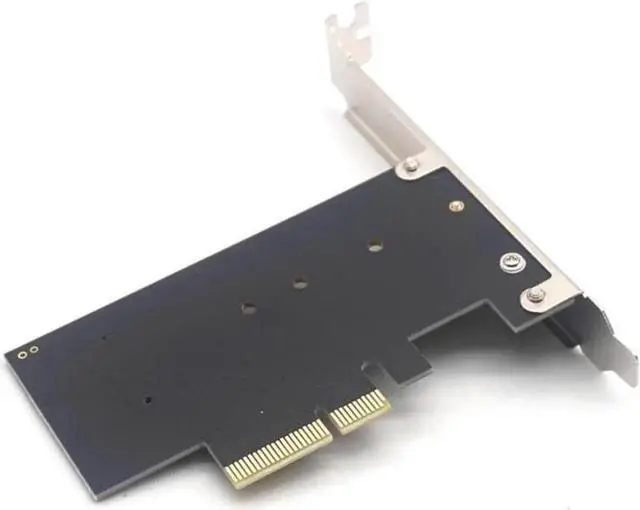 Alt view image 7 of 7 - NVME SSD M2 PCIE Adapter PCIE to M2 Adapter M.2 NVME SSD to PCI Express X4 Card Riser Adapter M Key for 2230-2280 M2 SSD