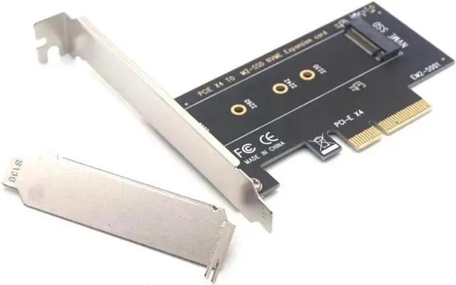 Alt view image 6 of 7 - NVME SSD M2 PCIE Adapter PCIE to M2 Adapter M.2 NVME SSD to PCI Express X4 Card Riser Adapter M Key for 2230-2280 M2 SSD