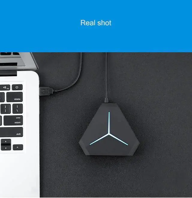 Alt view image 6 of 7 - USB Hub, 6-Port USB 3.0 HUB, with 3ft Cable for MacBook, Mac Pro/Mini, iMac, Surface Pro, XPS, Notebook PC, Mobile HDD, and More, Black