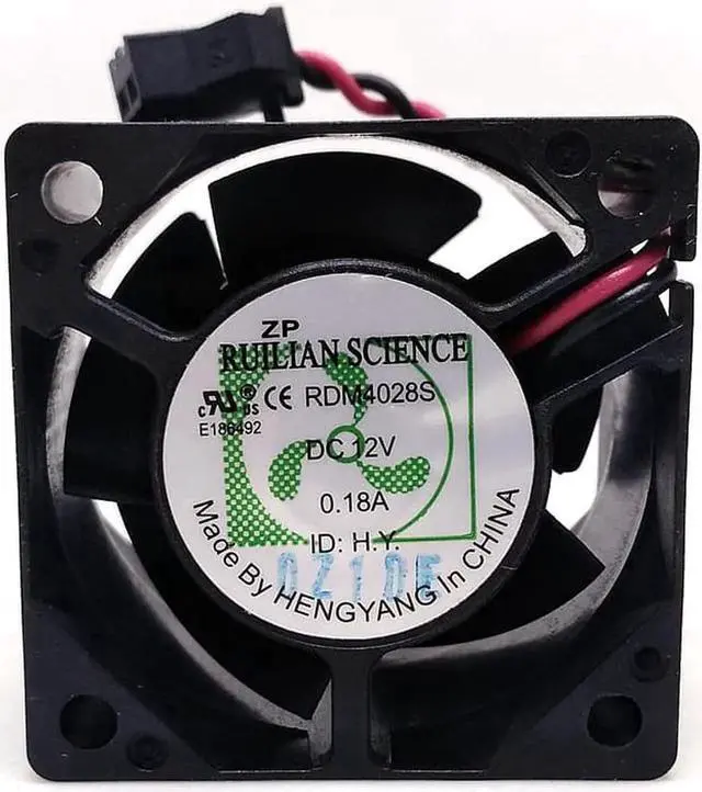 Alt view image 3 of 4 - RMD4028S 40mm 12V High Speed Cooling Fan,40X40X28mm 4028 Power Supply 1U Industrial Computer Server Fan 4cm Chassis Fan