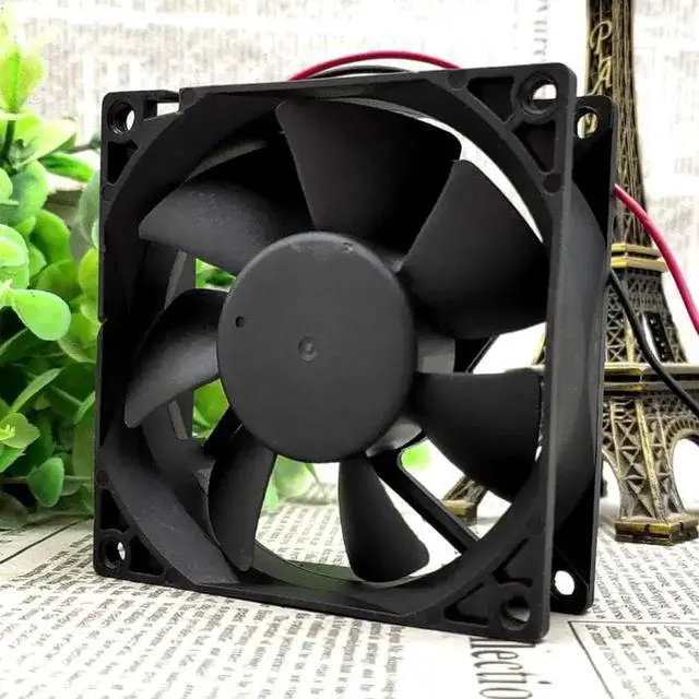 Alt view image 3 of 3 - AD0824UB-A71GL 8025 8 cm DC 24V 0.56A bearing fan 2-wire cooling fan
