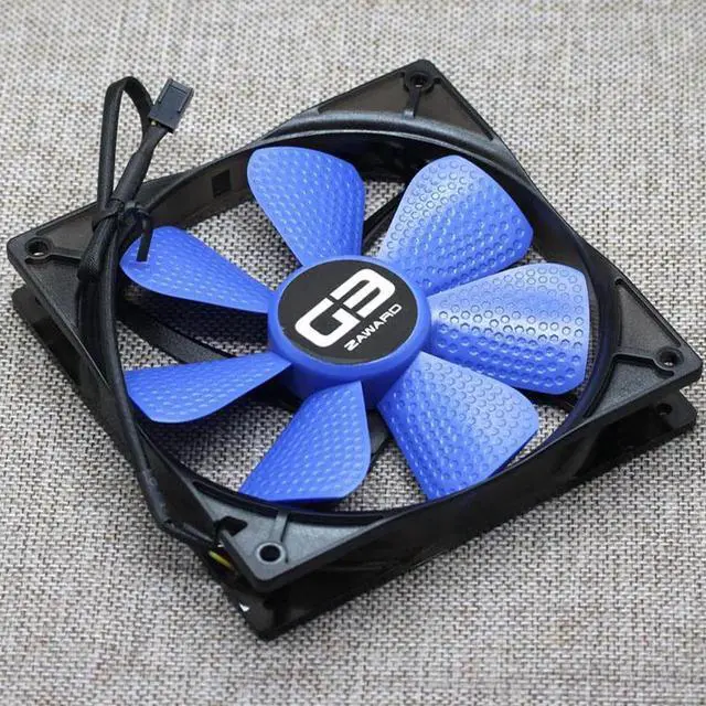 Alt view image 2 of 6 - GOIF FAN ZG3-140C 14 cm 12V 0.1A 14025 3-wire computer case cooling fan