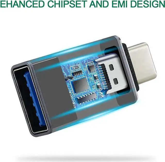 Alt view image 4 of 6 - USB C to USB 3.0 Adapter 3 Pack,Benfei USB C to A Male to Female Adapter, Compatible with MacBook 2018 2017 2016, Samsung Galaxy Note 8, Galaxy S8 S8+ S9, Google Pixel, Nexus, and More