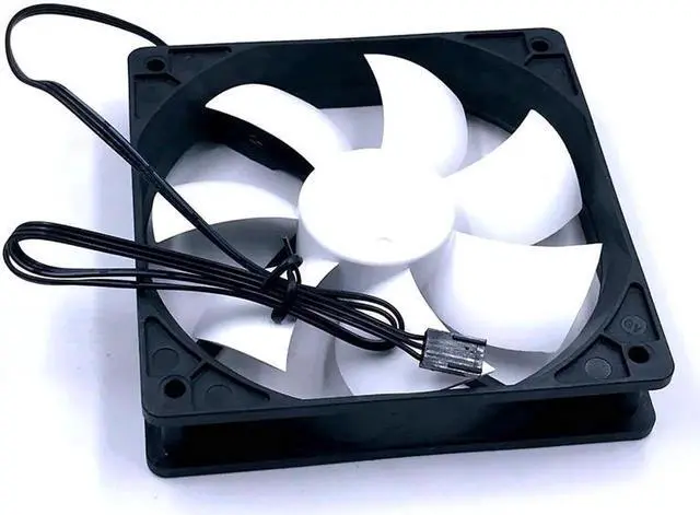 Alt view image 4 of 4 - 120mm fan new 12025 12V 0.1A 1250RPM silent quiet computer case aixal cooling fan