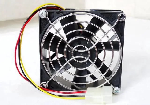 Alt view image 2 of 5 - F8025X12B2 for Mechatronics 80mm 8cm 80X80X25mm DC 12V 0.48A 8025 High Speed Chassis Cooling Fan