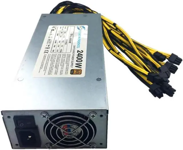 Alt view image 3 of 4 - 2400W Power supply For ETH PSU,Antminer BTC LTC DASH Miner PSU For S9/S7/L3+/D3/T9/A8/E9/A4+ PK APW3+ Antminer t9 Ethereum PSU