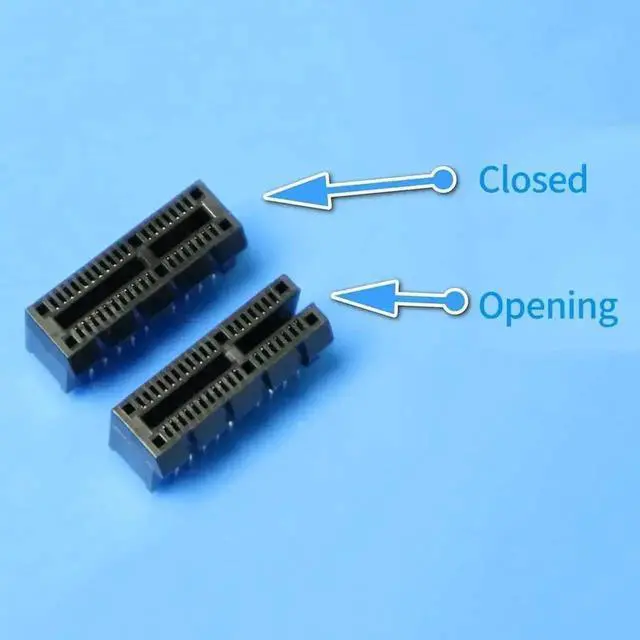 Alt view image 2 of 6 - R11S PCIe 3.0 x1 to x1 Extension Cable EMI Shielding 8G/BPS High Speed PCI Express 1x Riser Card Extender Ribbon Cable (25cm,R11SF Closed Type)