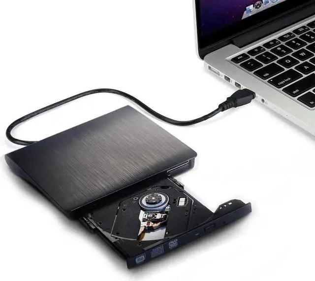 Alt view image 6 of 7 - USB 3.0 External DVD Drive Portable External Optical Drive CD DVD RW ROM Player