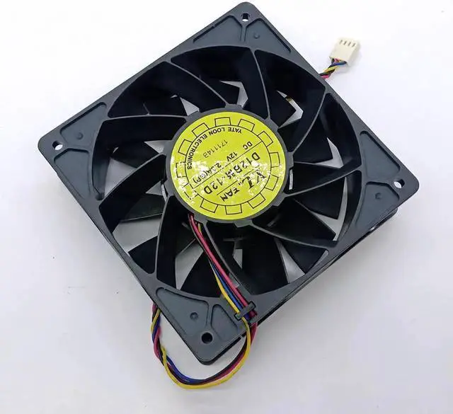Alt view image 3 of 4 - D12BM-12D For YLFan 12038 12V 4-Pin PQM Temperature Control Cooling Fan 12cm Max Airflow Rate Fan 2.3A