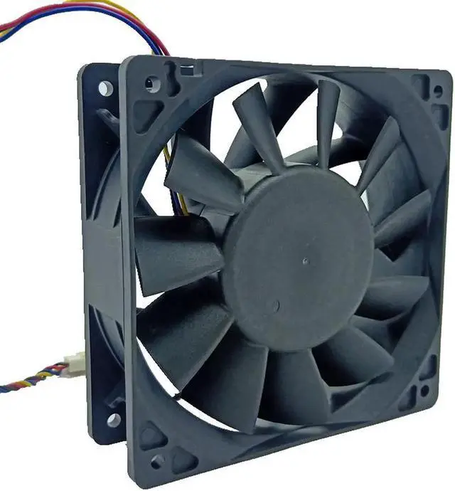 Alt view image 2 of 4 - D12BM-12D For YLFan 12038 12V 4-Pin PQM Temperature Control Cooling Fan 12cm Max Airflow Rate Fan 2.3A