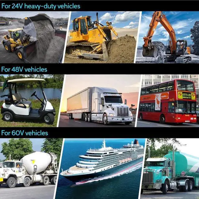 Alt view image 4 of 7 - High Voltage USB Outlet 12V 24V 36V 48V 60V Aluminum Car Charger Socket PD 30W USB C and QC 36W Car USB Port Waterproof Cigarette Lighter Power Adapter DIY Kit with Button Switch for Ship Truck etc.