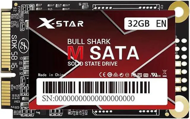 Main image of mSATA SSD HDD Internal Solid State Hard Drive for Laptop Notebook Server 32GB for Windows DOS Linux Unix(32GB)