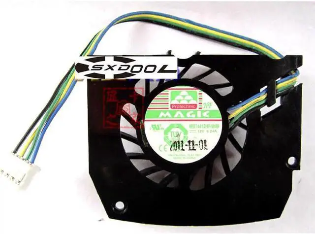 Main image of For Leadtek Quadro K600 Q600 Graphics Card Cooling Fan MBT4412HF-W09 12V 0.24A 4-wire 4-pin