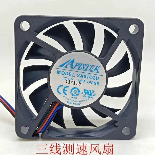 Alt view image 3 of 4 - APISTEK 6cm 6010 Ball Fan SA6102U Ultra-thin Display Card PWM Temperature Controlled Heat Dissipation Fan