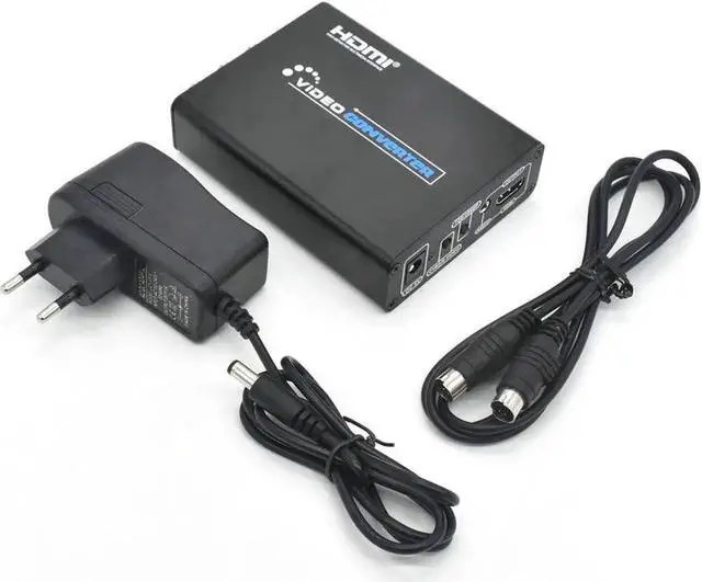 Main image of 3RCA CVBS Composite & S-Video R/L Audio to HDMI Converter Adapter Support 720P/1080P with 3RCA S-Video Cable for NES SNES N64 PS2 PS3 HDTV