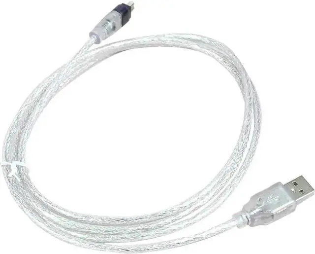 Alt view image 2 of 6 - 1.5M USB Male to Firewire 1394 4 Pin Male Adapter Cord Extension for Mini DV D8 Camera Camcorder iLink IEEE 1394 Cable 400Mbps