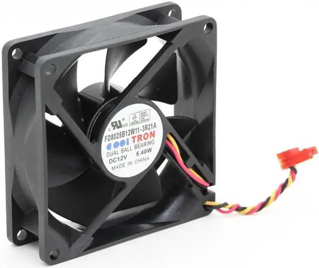 Alt view image 6 of 7 - 8cm original Tron FD8025B12W11-3R21A 8025 80mm DC12V 5.4W server inverter axial cooling fan 80*25mm 3 wires case cooler