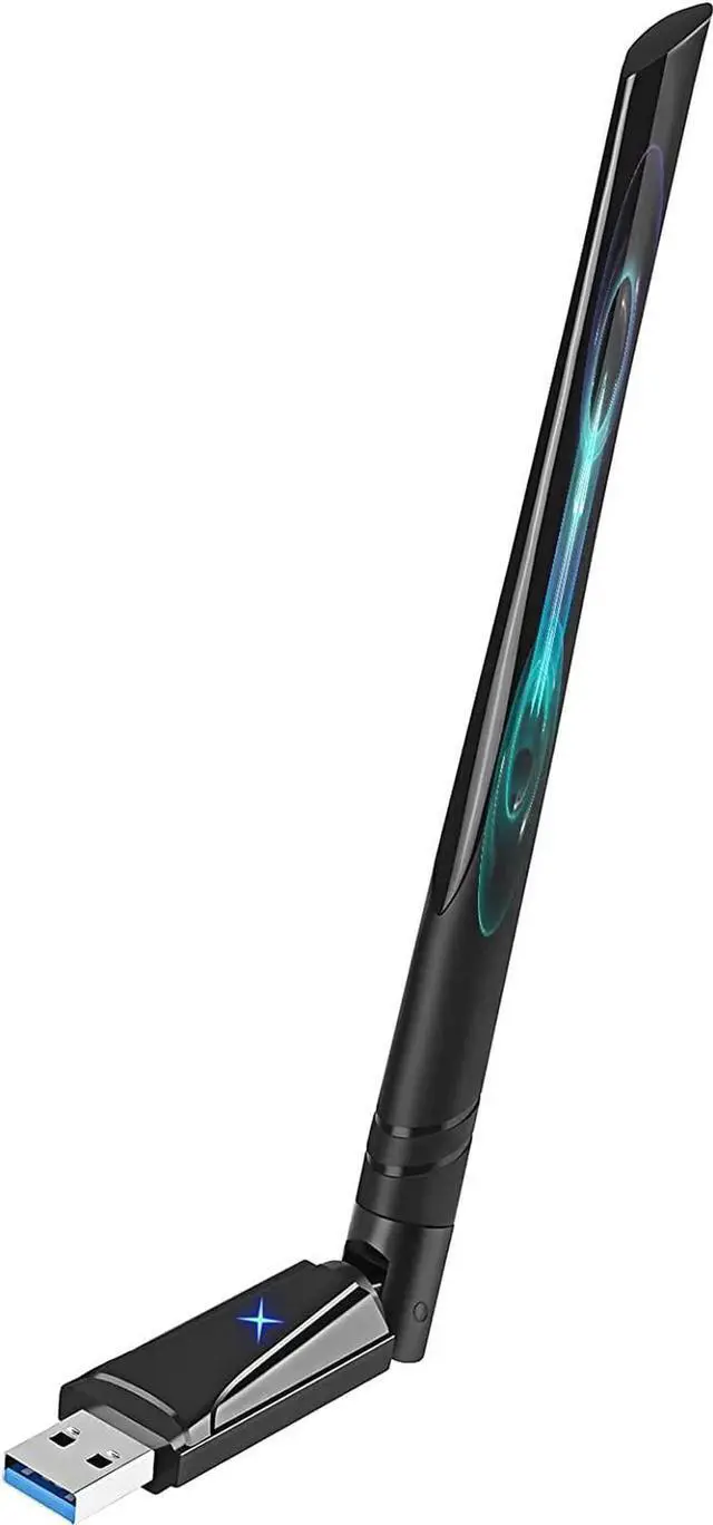 Main image of USB 3.0 WiFi Adapter for PC AC1300Mbps WiFi Card, Dual Band Network Adapter with 2.4GHz/5.8GHz High Gain Antenna, for Laptop Desktop Windows 11/10/8.1/8/7/XP/Vista, Mac OS 10.9-10.15 ,11,12