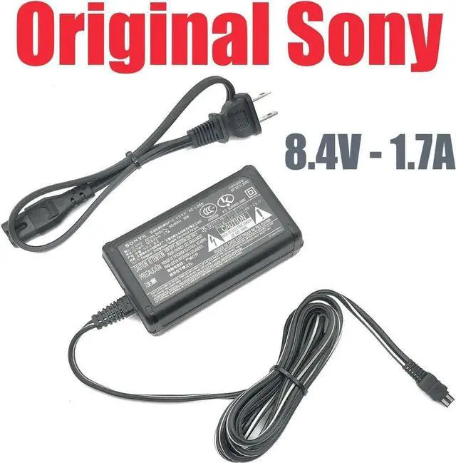 Alt view image 2 of 4 - Genuine So-ny AC-L25A AC Adapter DCR-DVD203 DCR-DVD403 DCR-HC26 Camcorder W/Cord