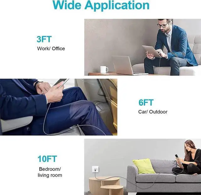 Alt view image 6 of 7 - Type C Charger Cable,[ 5 Pack, 3ft 3 ft 6ft 6ft 10 ft ], 3A Android Phone Cord Fast Charging for Samsung Galaxy A12, A13,A01, S22,S21 FE 5G,S20,S10 A20,A50,Z Flip 3,Z Fold 3,20