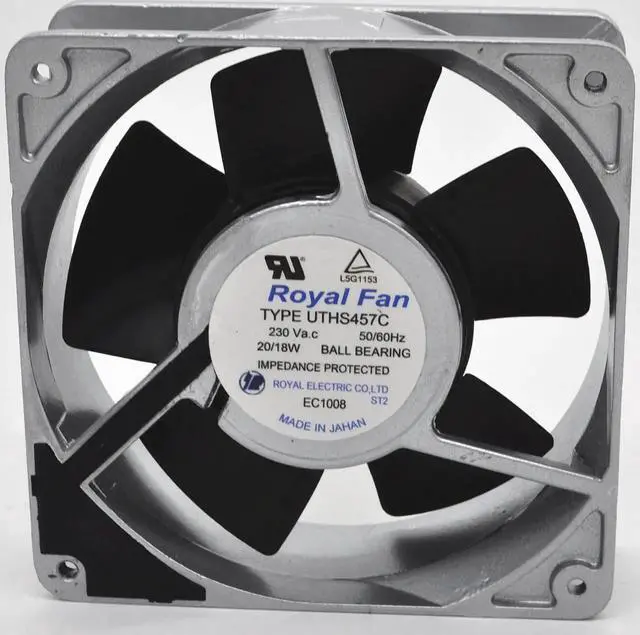 Main image of UTHS457C 230V original Japanese ROYAL FAN 120 * 120 * 38MM full metal high temperature resistant fan