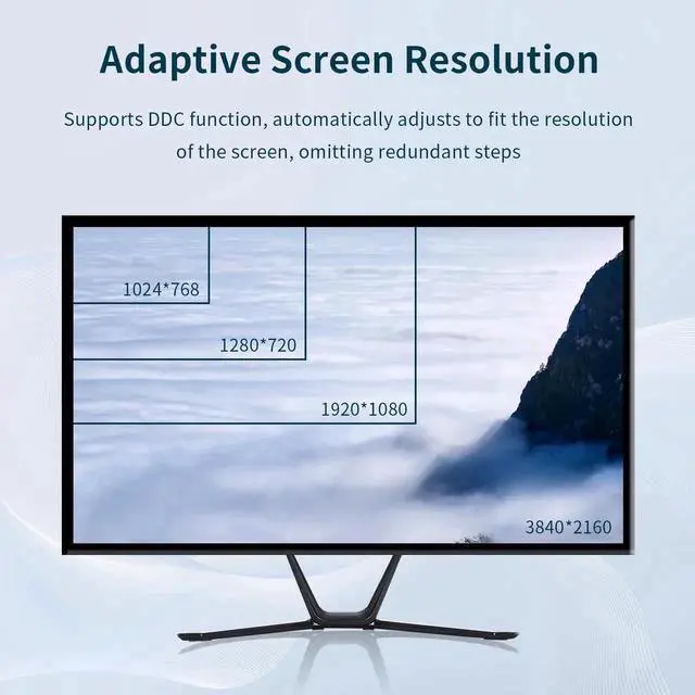 Alt view image 2 of 7 - HDMI KVM Switches 4K@60hz 2 Ports HDMI Kvm Switch 1 Monitors 2 Computers,USB Switcher 2 Computers Share 4 Usb2.0 Devices Keyboard Mouse Printer USB Switch,Supports Desktop Controller and Button Switch