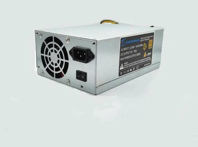 Alt view image 2 of 4 - 1600w 1800W Pc Power Supply Psu Antminer S7 S9 L3+ D3 A4 A6 741 E9 Miner Machine Server Mining Board Psu Bitmain Apw3