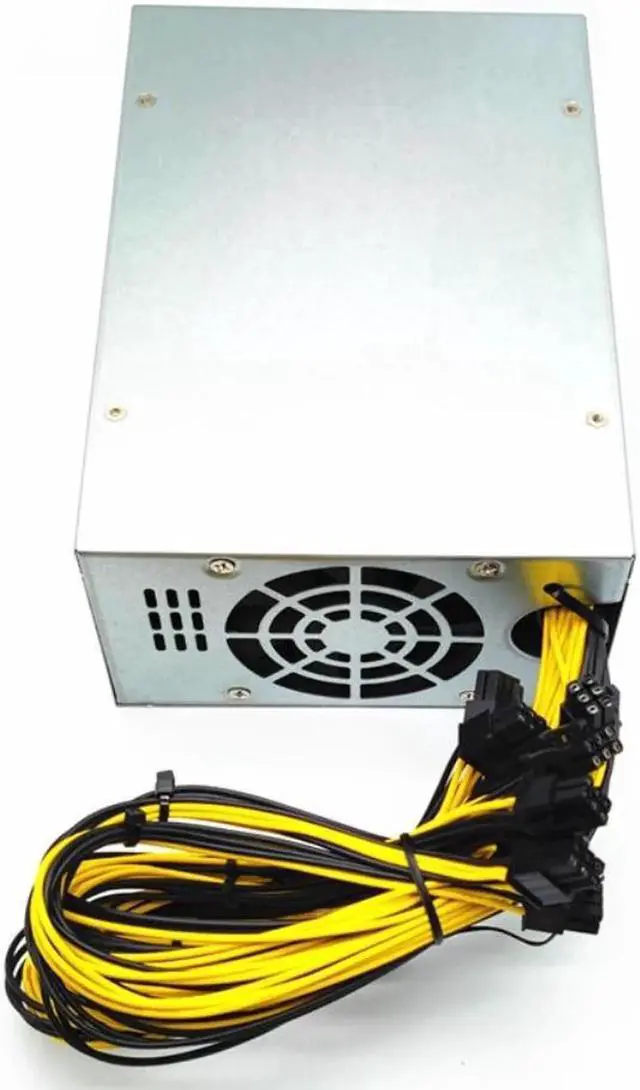 Alt view image 3 of 4 - 1600w 1800W Pc Power Supply Psu Antminer S7 S9 L3+ D3 A4 A6 741 E9 Miner Machine Server Mining Board Psu Bitmain Apw3