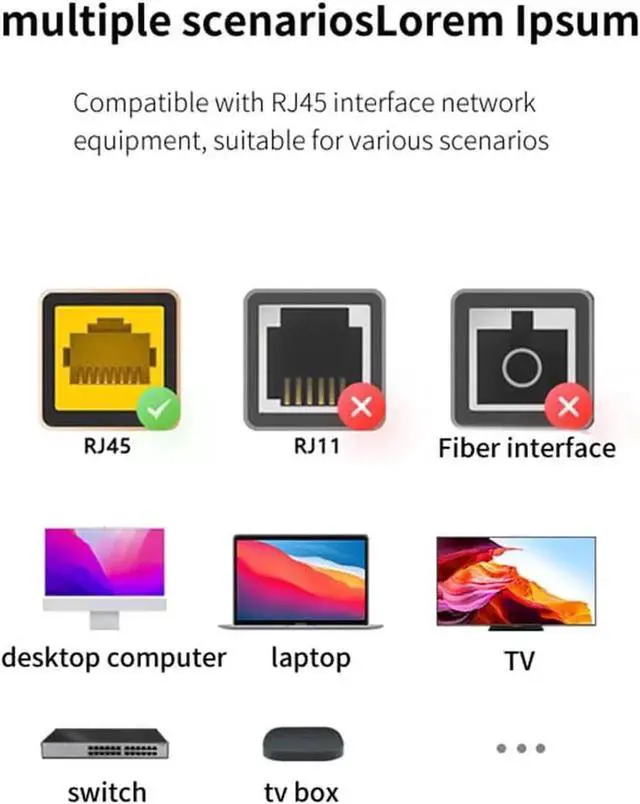 Alt view image 3 of 7 - 50ft / 15M CAT8 Ethernet Cable, 40Gbps 2000Mhz High Speed Gigabit SFTP Lan Network Internet Cables with RJ45 Gold Plated Connector 26AWG Cat 8 Network Wire, RJ45 Cable for Router/Modem/Xbox